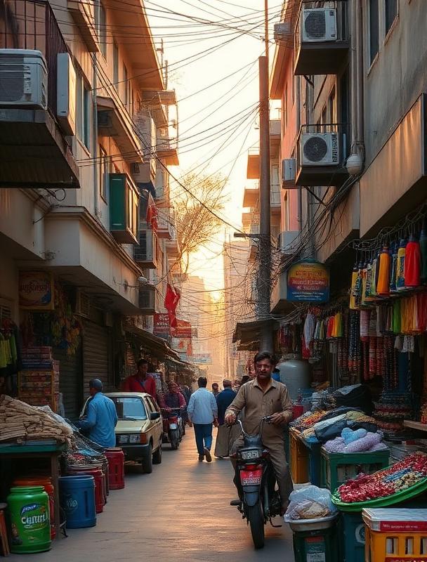 Badshahnagar market in Lucknow